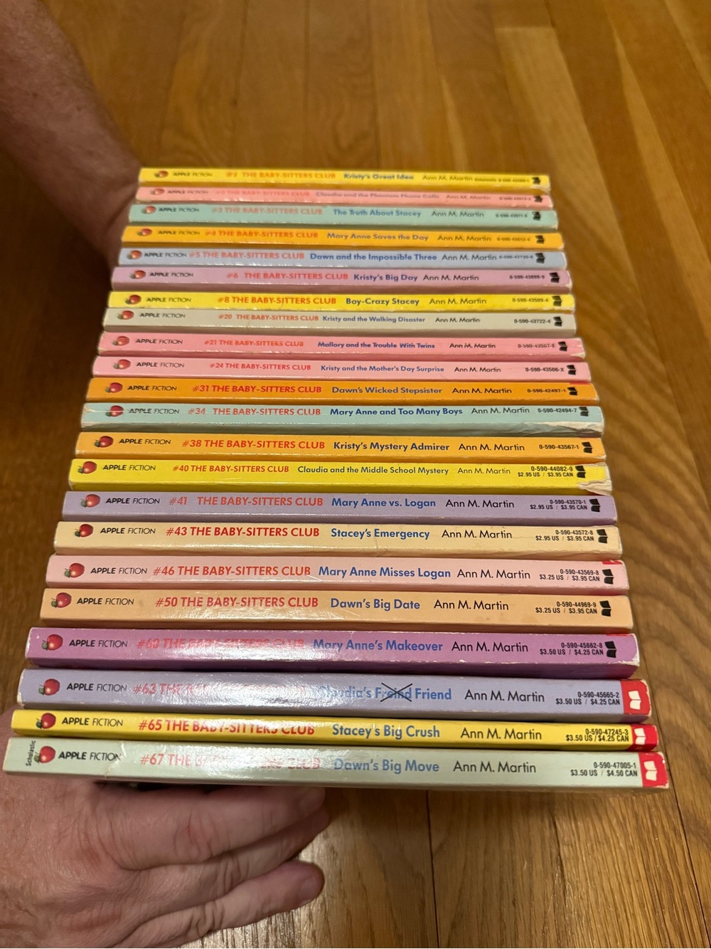 Lot of 22 Vintage The Baby Sitters Club Books by Ann M. Martin Apple Paperback